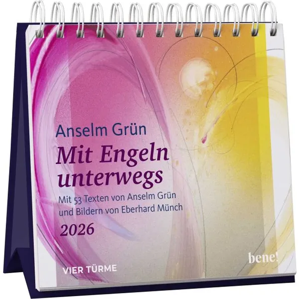 Produktbild des Artikels Mit Engeln unterwegs 2026 - Aufstellkalender (Kalender - Spiralbindung)