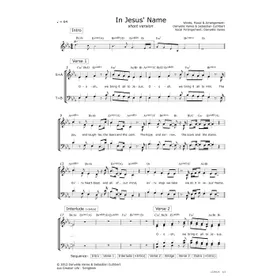 Produktbild des Artikels In Jesus Name (Noten - Download)