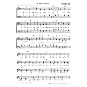 Produktbild des Artikels Ich liege und schlafe (Noten - Download)