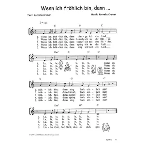 Produktbild des Artikels Wenn ich fröhlich bin, dann singe ich (Noten - Download)