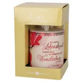 Stimmungsbild zu LED-Glaswindlicht "Lebenskunst"