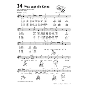 Produktbild des Artikels Was sagt die Katze (Noten - Download)