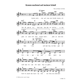 Produktbild des Artikels Komm nochmal auf meinen Schoß (Noten - Download)