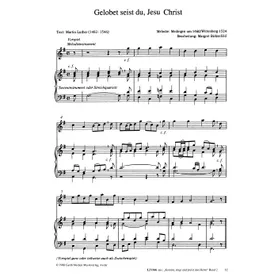 Produktbild des Artikels Gelobet seist du, Jesu Christ (Noten - Download)