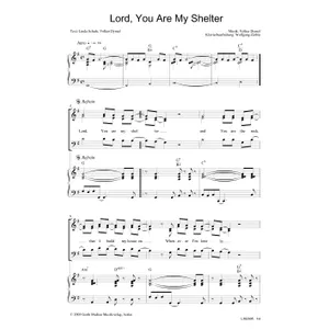 Produktbild des Artikels Lord, You Are My Shelter (Noten - Download)