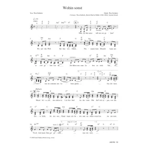 Produktbild des Artikels Wohin sonst (Noten - Download)