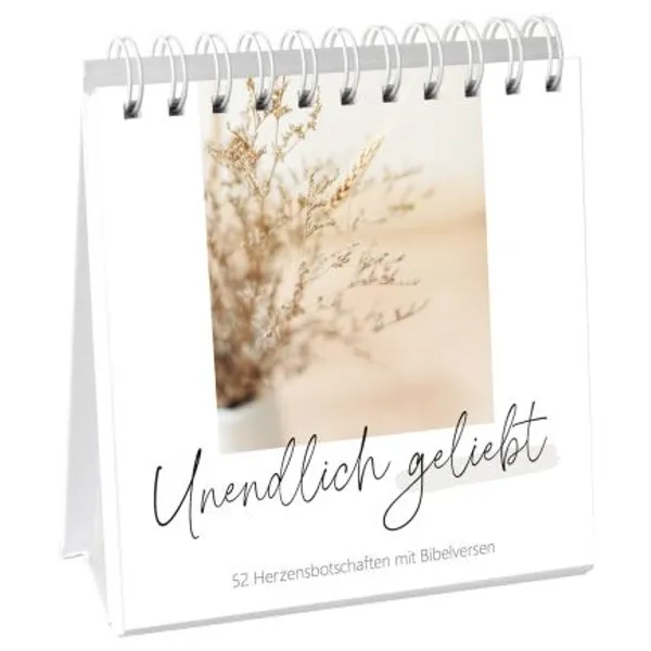 Produktbild des Artikels Unendlich geliebt - Aufstellbuch (Buch - Spiralbindung)