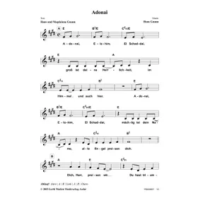 Produktbild des Artikels Adonai (Noten - Download)