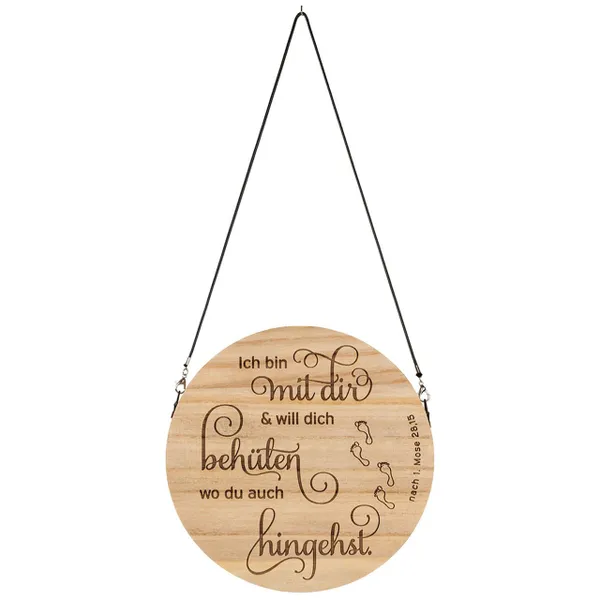 Produktbild des Artikels Wandschmuck-Holz " Ich bin mit dir..." ()