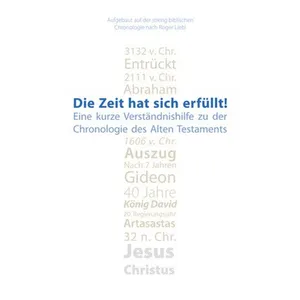 Produktbild des Artikels Die Zeit hat sich erfüllt! (Buch - Geheftet)