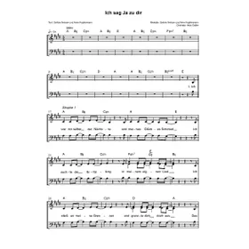 Produktbild des Artikels Ich sag Ja zu dir (Noten - Download)
