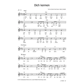 Produktbild des Artikels Dich kennen (Noten - Download)