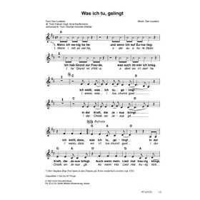 Produktbild des Artikels Was ich tu, gelingt (Noten - Download)