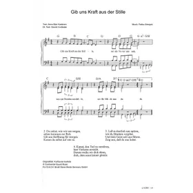 Produktbild des Artikels Gib uns Kraft aus der Stille (Noten - Download)