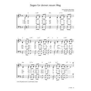 Produktbild des Artikels Segen für deinen neuen Weg (Noten - Download)