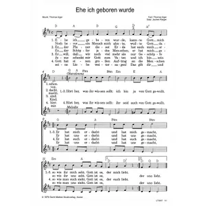 Produktbild des Artikels Ehe ich geboren wurde (Noten - Download)