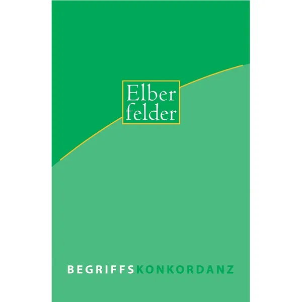 Produktbild des Artikels Elberfelder Begriffskonkordanz (Buch - Hardcover)