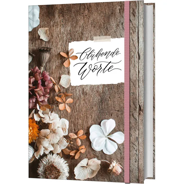 Produktbild des Artikels Notizbuch "blühende Worte" (Schreibwaren - Gebunden)