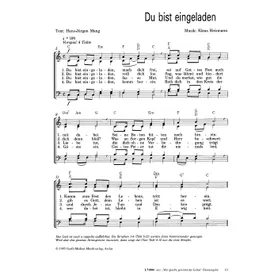 Produktbild des Artikels Du bist eingeladen (Noten - Download)