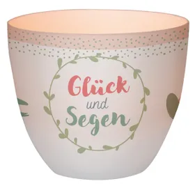 Produktbild des Artikels Windlicht LichterZeit "Glück und Segen" ()