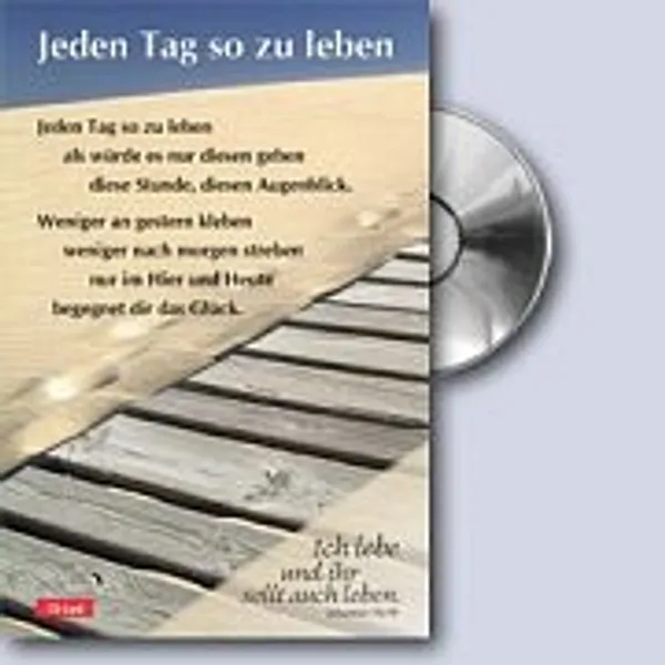 Produktbild des Artikels CD-Card: Jeden Tag so zu leben (Schreibwaren)