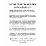 Stimmungsbild zu Eintragheft: Meine Gebetsanliegen