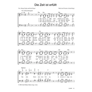 Produktbild des Artikels Die Zeit ist erfüllt (Noten - Download)