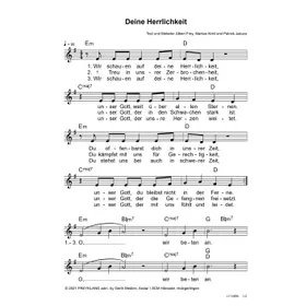 Produktbild des Artikels Deine Herrlichkeit (Noten - Download)