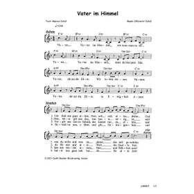 Produktbild des Artikels Vater im Himmel (Noten - Download)