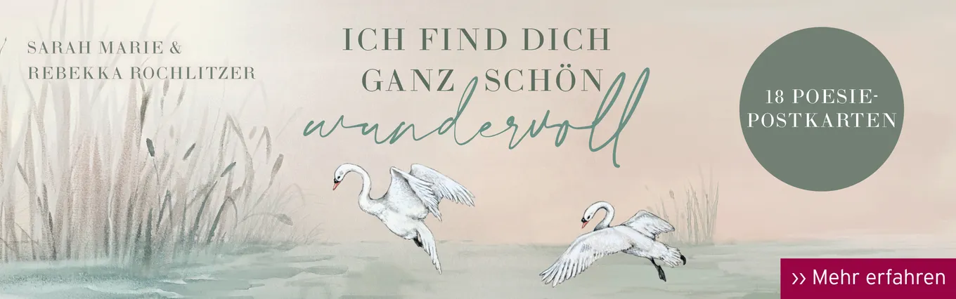 Banner zu Postkartenset - Ich find dich ganz schön wundervoll 