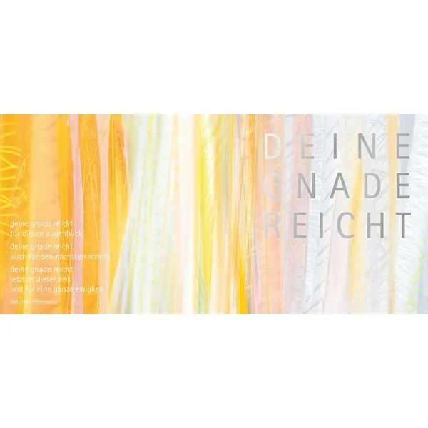 Produktbild des Artikels Kunstpostkarten-Set Motiv "Deine Gnade reicht" - 12Stk. (Schreibwaren)