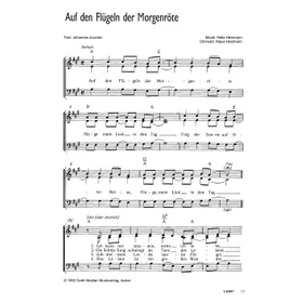 Produktbild des Artikels Auf den Flügeln der Morgenröte (Noten - Download)