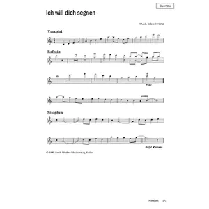 Produktbild des Artikels Ich will dich segnen (Querflöte) (Noten - Download)
