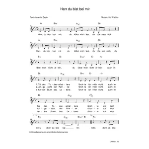 Produktbild des Artikels Herr du bist bei mir (Noten - Download)