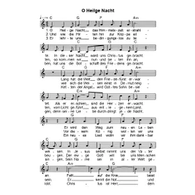 Produktbild des Artikels O Heilge Nacht (Noten - Download)