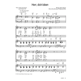 Produktbild des Artikels Herr, dich loben (Noten - Download)