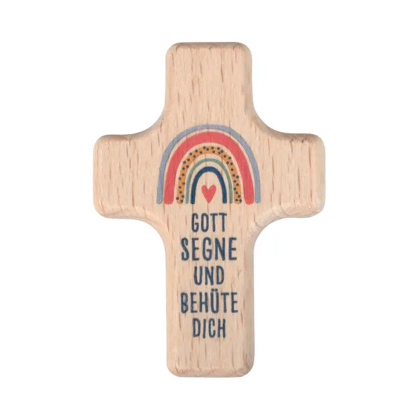 Produktbild des Artikels Handschmeichler Kreuz "Regenbogen" ()