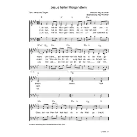 Produktbild des Artikels Jesus, heller Morgenstern (Noten - Download)