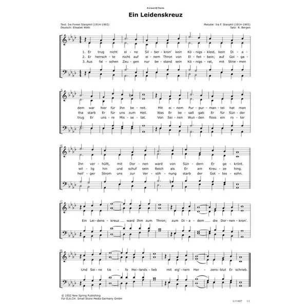 Produktbild des Artikels Ein Leidenskreuz (Noten - Download)