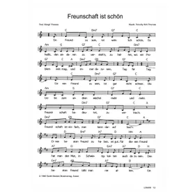 Produktbild des Artikels Freundschaft ist schön (Noten - Download)