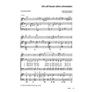 Produktbild des Artikels Ich will heute schon schmecken (Noten - Download)