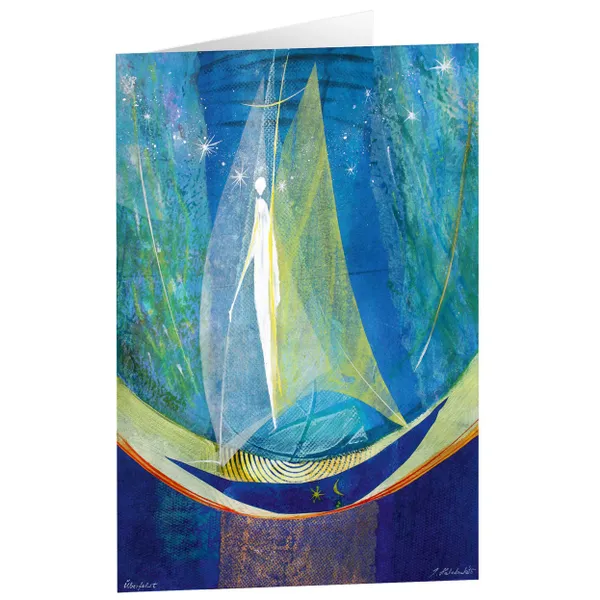 Produktbild des Artikels Kunstkarten "Überfahrt" 5 Stk. (Schreibwaren)