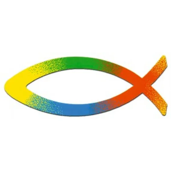 Produktbild des Artikels Autoaufkleber Regenbogenfisch ()