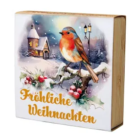 Produktbild des Artikels Teelichthalter: Fröhliche Weihnachten ()