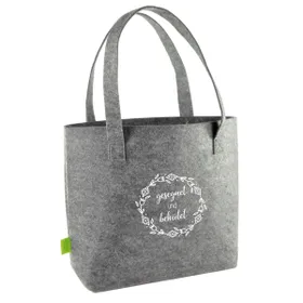 Produktbild des Artikels Filz-Shopper "gesegnet und behütet" ()