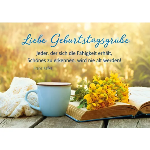 Produktbild des Artikels Faltkarte - Liebe Geburtstagsgrüße (Schreibwaren)