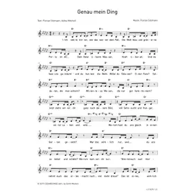 Produktbild des Artikels Genau mein Ding (Noten - Download)