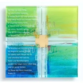 Produktbild des Artikels Lichtbilder Kreuz: Psalm 23 – Grün ()