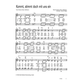 Produktbild des Artikels Kommt, stimmt doch mit uns ein (Noten - Download)