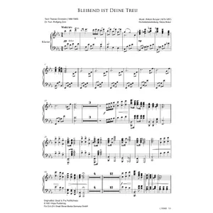 Produktbild des Artikels Bleibend ist deine Treu (Klavier) (Noten - Download)